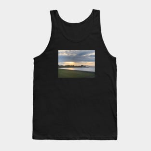 Sunset-Delaware River Tank Top